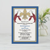 Invitation Ébullition bleue d'écrevisses d'événement de (Debout devant)