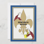 Invitation Ébullition bleue d'écrevisses d'événement de (Dos)