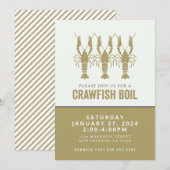 INVITATION ÉBULLITION DE CREVETTES D'OR (Devant / Derrière)