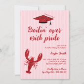 Invitation Ébullition de écrevisses Bouillonnant de Fierté po (Devant)