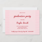 Invitation Ébullition de l'écrevisse me Pinch Rose & Rouge Ph (Dos)