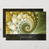 Invitation Écale l'art fractal (Devant / Derrière)