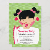 Invitation Écart de fin d'anniversaire de la fête d'anniversa (Devant / Derrière)