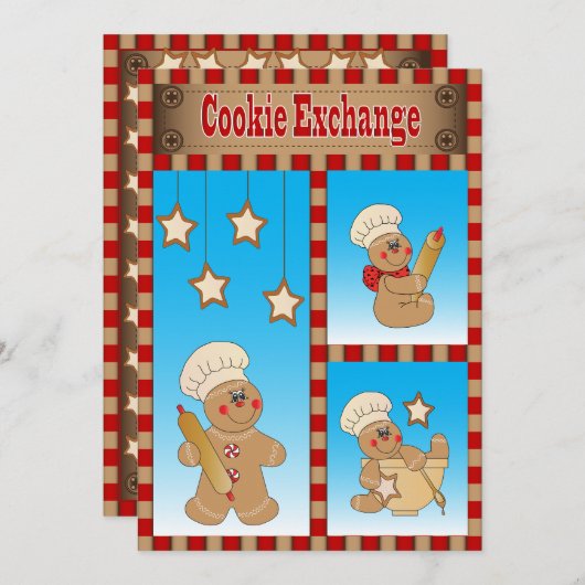 Invitation Échange annuel de biscuits avec nos boulangeries (Devant / Derrière)