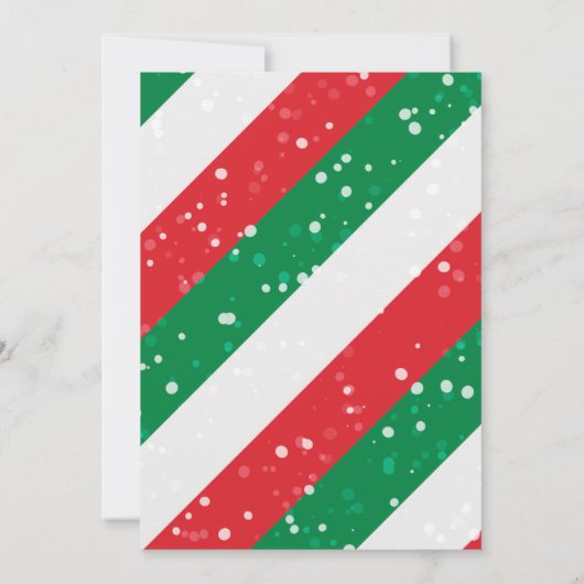 Invitation Échange cadeau de Noël White Elephant (Dos)