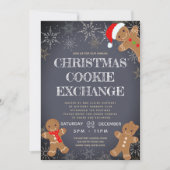 Invitation Échange de biscuit de Noël (Devant)