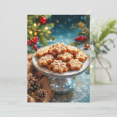 Invitation Échange de biscuits de Noël (Debout devant)