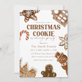 Invitation Échange de biscuits de Noël (Devant)