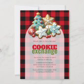 Invitation Échange de biscuits de Noël (Devant)