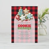 Invitation Échange de biscuits de Noël (Debout devant)