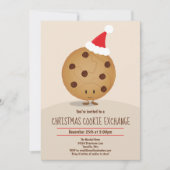 Invitation Échange de biscuits de Noël amusant (Devant)