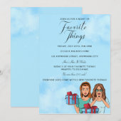 Invitation Échange de Cadeaux de Choses Favorites (Devant / Derrière)