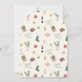 Invitation Échange de cadeaux de Noël (Dos)