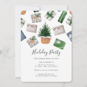 Invitation Échange de cadeaux de Noël Fête de vacances (Devant)