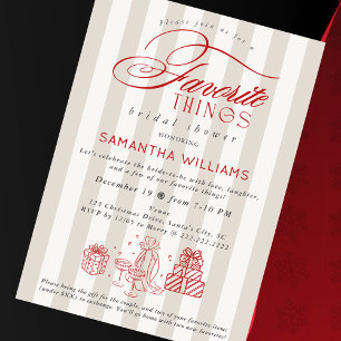 Invitation Échange de cadeaux pour la fête des choses préféré