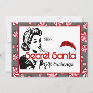 Invitation Échange de cadeaux Secret Santa