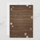 Invitation Échange de chèques vacances Noël (Dos)