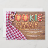 Invitation Échange de cookies (Devant)