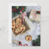 Invitation Échange de cookies de Noël (Devant)
