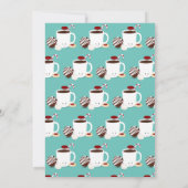 Invitation Échange de cookies de vacances (Dos)