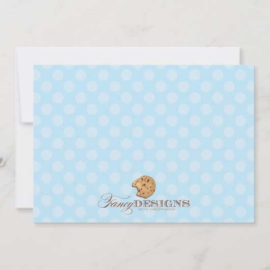 Invitation Échange de cookies de vacances (Dos)