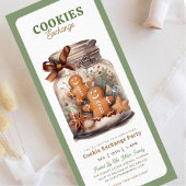 Invitation échange de cookies fête de Noël