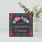 Invitation Échange de décorations de Noël (Debout devant)
