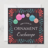 Invitation Échange de décorations de Noël (Devant)