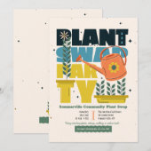 Invitation Échange de plantes (Devant / Derrière)