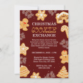 Invitation Échange de recettes de Noël Échange de recettes Pa (Devant)