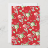 Invitation Échange d'ornement festif Noël (Dos)