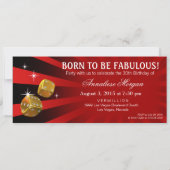 Invitation échantillon Las Vegas Starburst 30e anniversaire r (Dos)