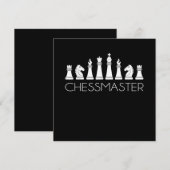 Invitation Échecs - Chessmaster (Devant / Derrière)