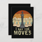 Invitation Échecs de la figure d'échecs du roi du pion et éch (Devant / Derrière)