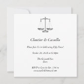 Invitation Échelles Customisées de justice (Devant)