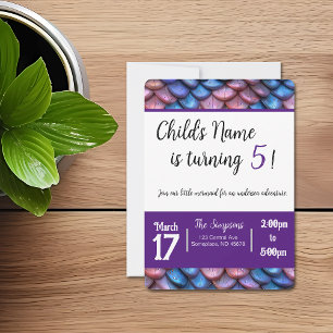 Invitation Échelles de sirène