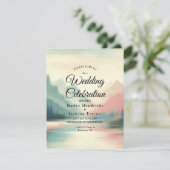 Invitation Echos doux des montagnes (Debout devant)