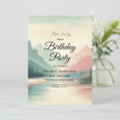 Invitation Echos doux des montagnes (Debout devant)