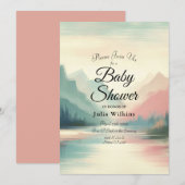 Invitation Echos doux des montagnes (Devant / Derrière)