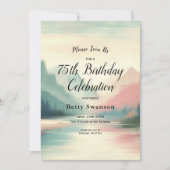 Invitation Echos doux des montagnes (Devant)