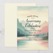 Invitation Echos doux des montagnes (Devant / Derrière)