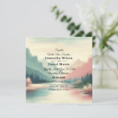 Invitation Echos doux des montagnes (Debout devant)