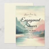 Invitation Echos doux des montagnes (Devant / Derrière)