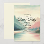 Invitation Echos doux des montagnes (Devant / Derrière)