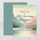 Invitation Echos doux des montagnes (Devant / Derrière)