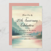 Invitation Echos doux des montagnes (Devant / Derrière)