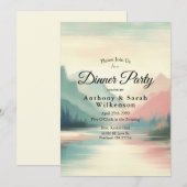 Invitation Echos doux des montagnes (Devant / Derrière)