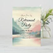 Invitation Echos doux des montagnes (Debout devant)