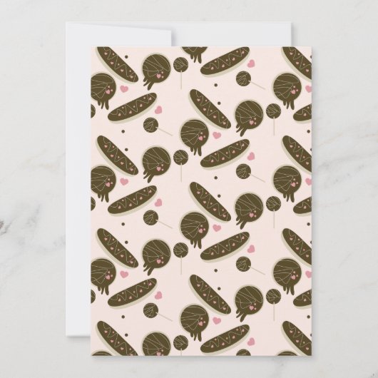 Invitation Eclair Donuts Cake Pops Saint Valentin (Dos)