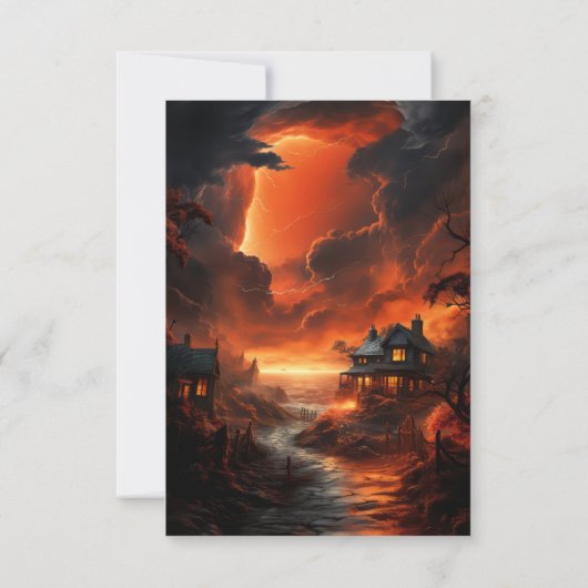 Invitation Éclairage (Dos)